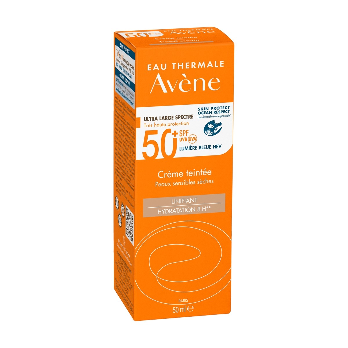 Protetor Solar Solares Creme 50+ com Cor 50 ML Avène 3