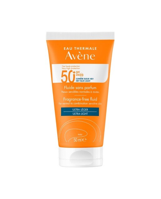 Protetor Solar Facial Fluído SPF 50+ Sem Perfume - 50 ml 1