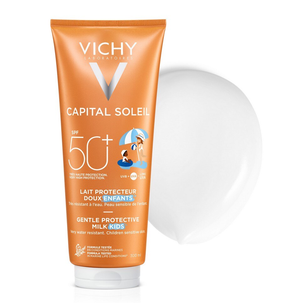 Protetor Solar em Leite Capital Soleil Kids SPF50+ 300ml Vichy 2