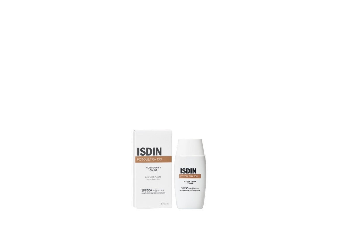 Protetor Solar Fluido Fusion Color Active Unify FotoUltra 100 SPF 50+ Isdin 1