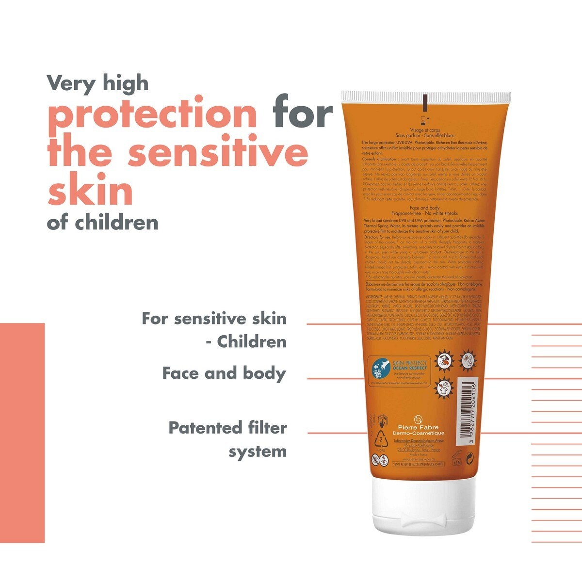 Protetor Solar em Leite para Criança 50+ 250 ml Avène 5