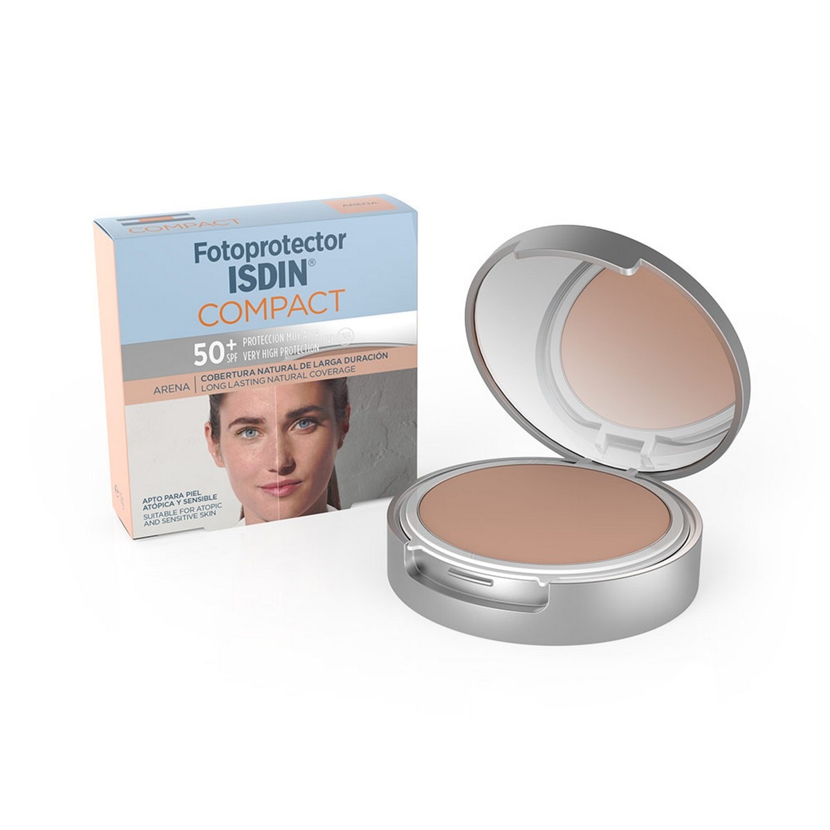 Maquilhagem Compacta FotoProtector SPF 50+ Isdin Arena-1