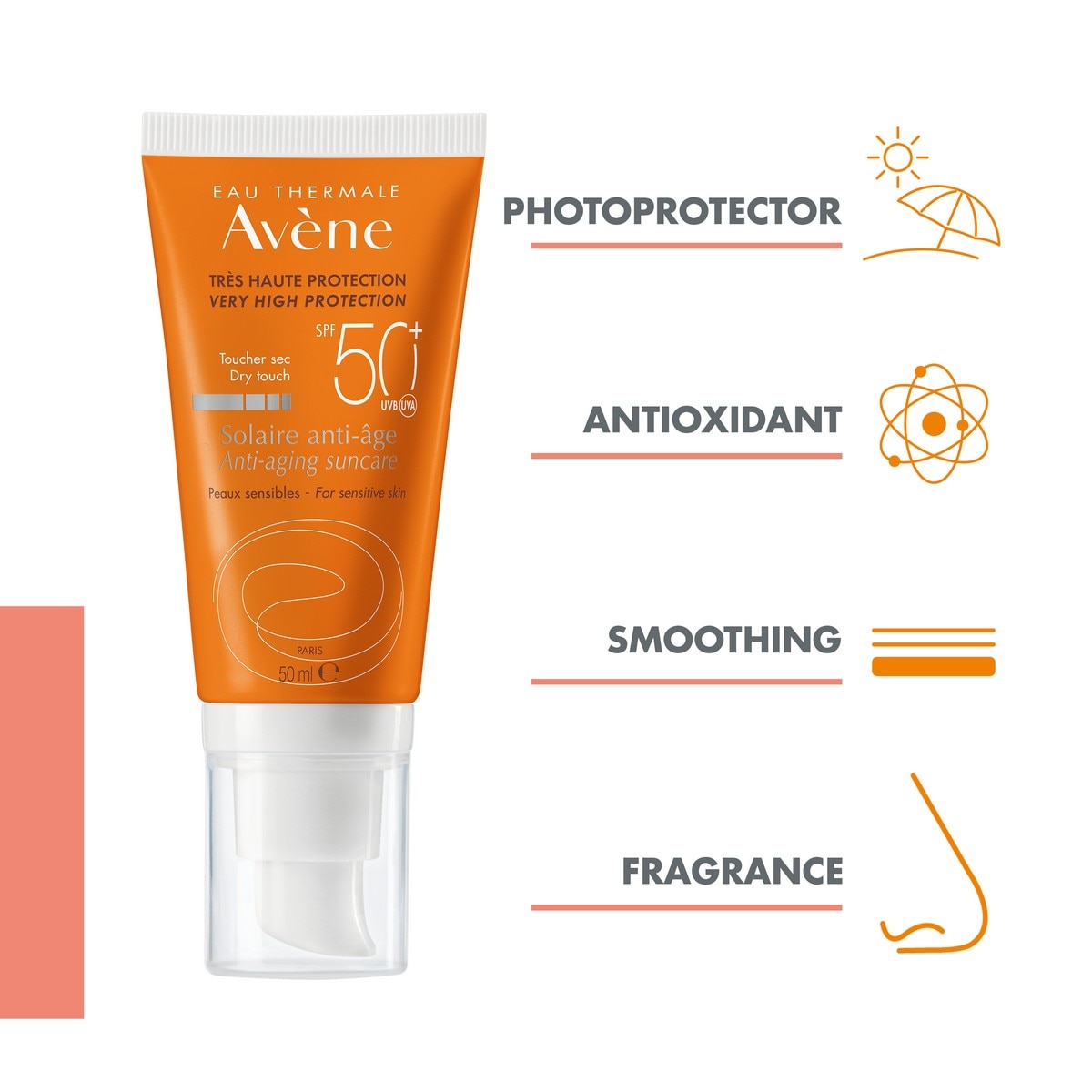 Protetor Solar de Rosto Anti-idade SPF50+ - 50 ml 3