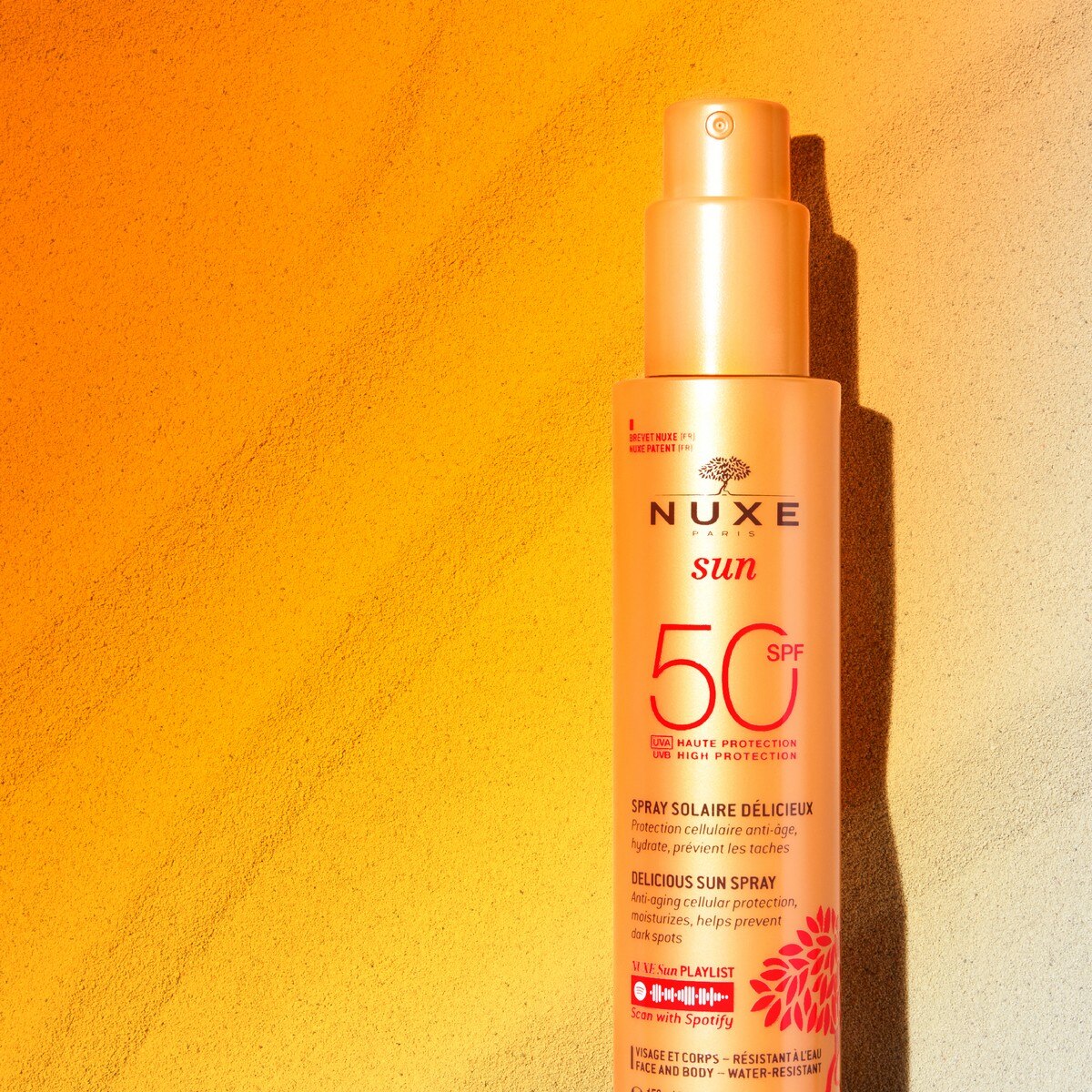 Protetor Solar em Leite Fundente em Spray Rosto e Corpo Alta Protecção SPF 50 Nuxe Sun Nuxe 3