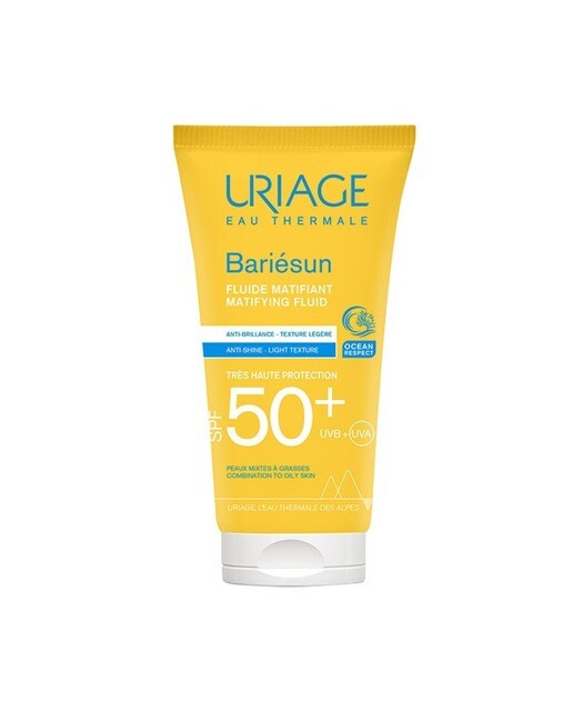 Protetor Solar Fluido MAT SPF50+ Bariésun 50ml Uriage 1