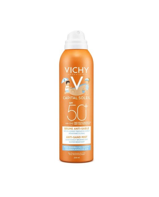 Protetor Solar em Bruma Anti-Areia Capital Soleil Kids SPF50+ 200ml Vichy 1
