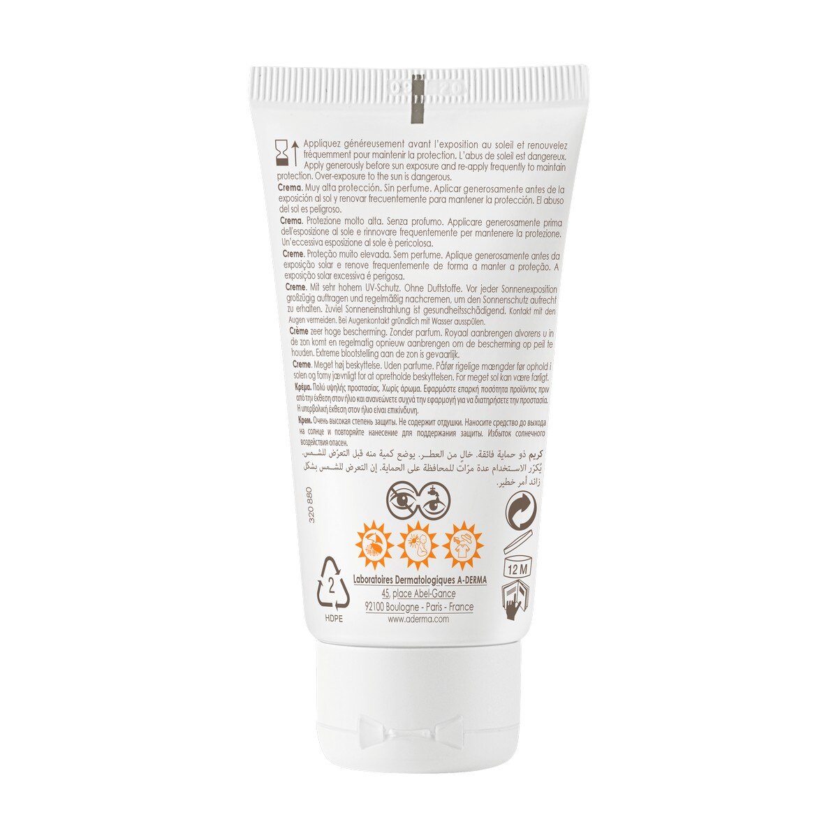 Protetor Solar Rosto Protect sem Perfume SPF50 +- 40 ml 2