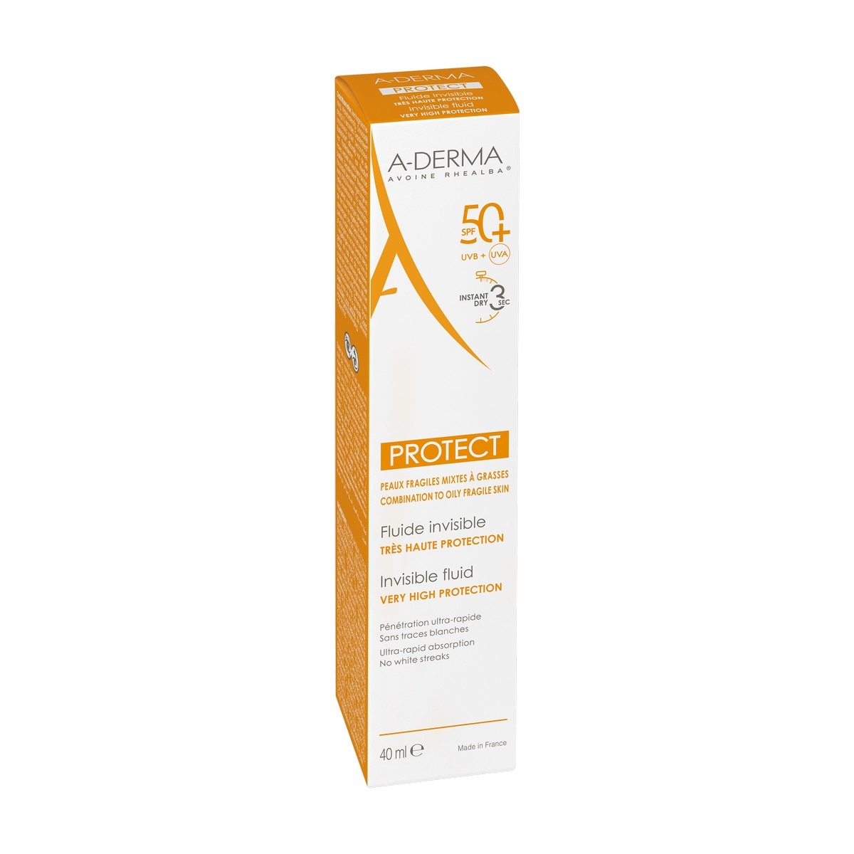 Protetor Solar Fluido Solar Rosto Invisível Protect SPF50 + - 40 ml 3