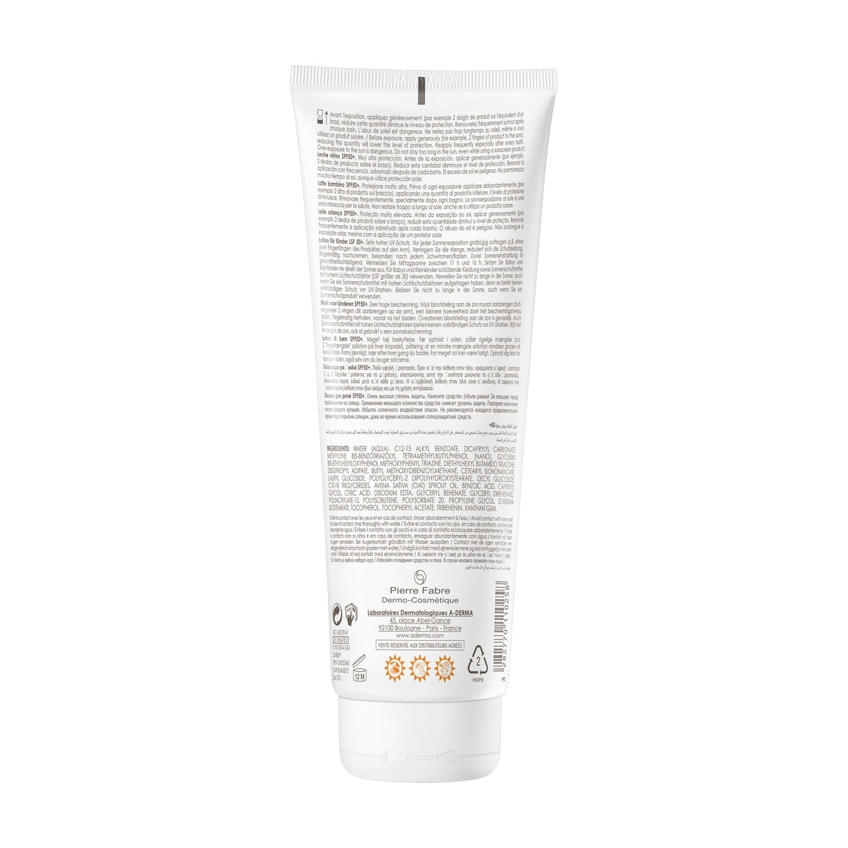 Protetor Solar Leite Protect Kids SPF50 + - 250 ml 2