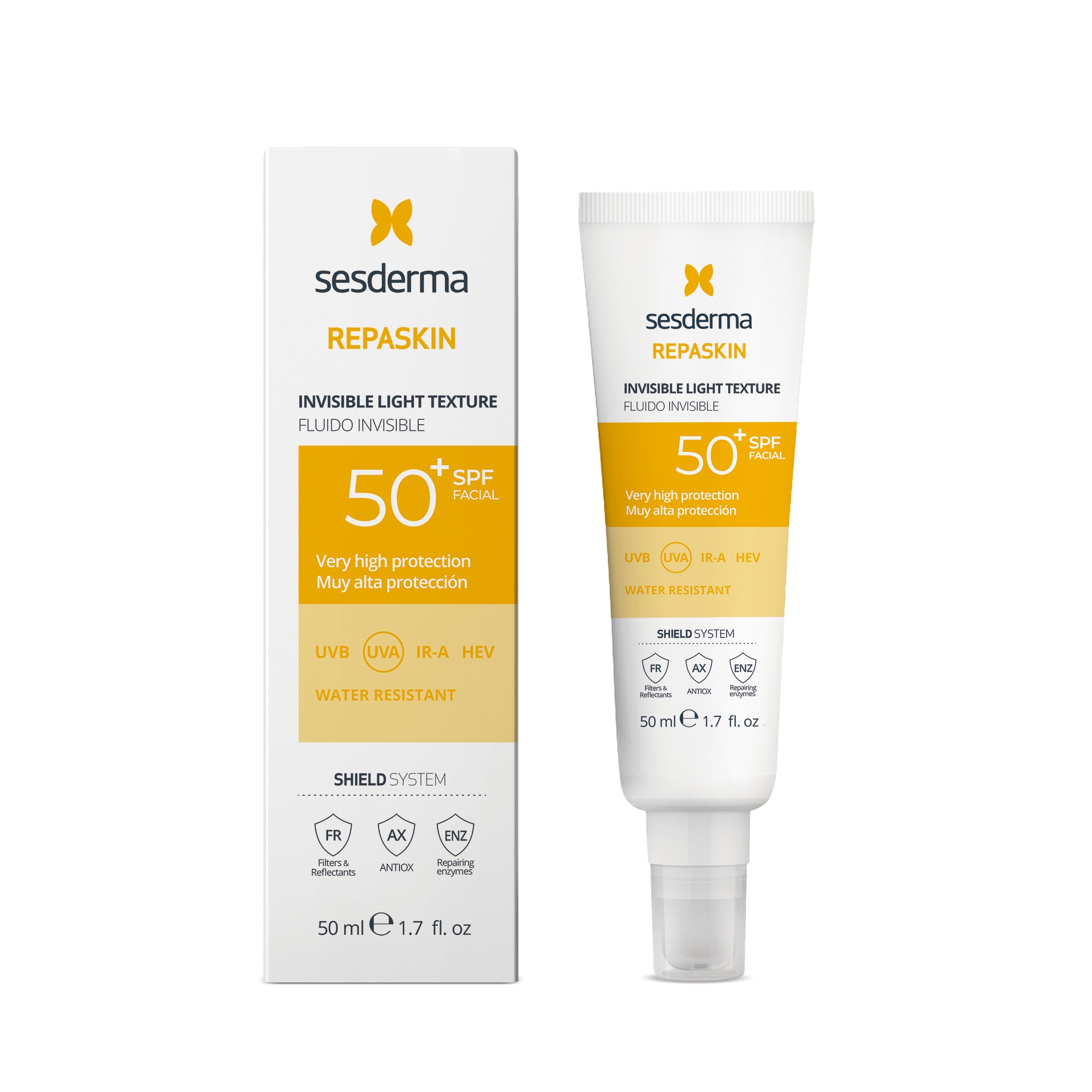 Imagem 0 de Protetor Solar Fotoprotetor Fluido Invisivel Repaskin SPF50 - 50 ml