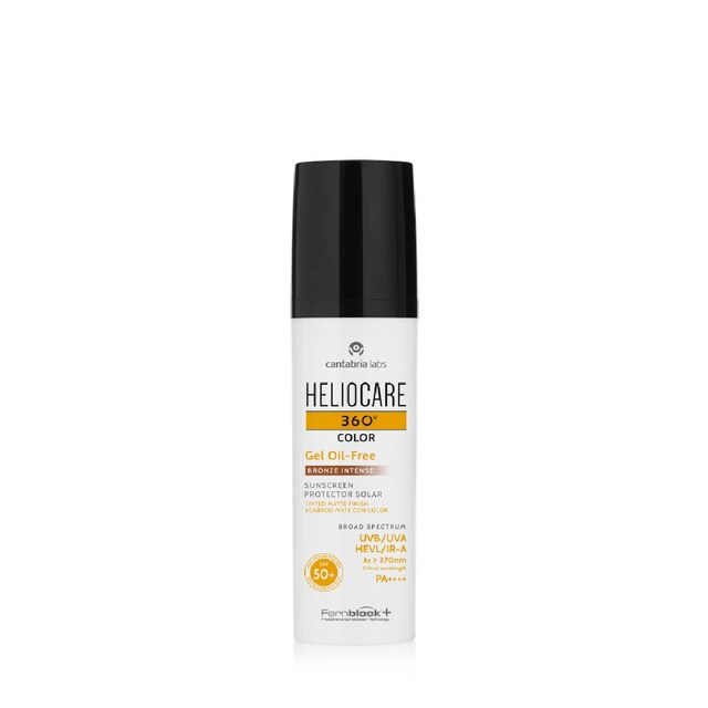 Imagem 0 de Protector Solar 360º Color Gel Oil-free SPF 50+ Mate Bronze Intense 50 mL Heliocare