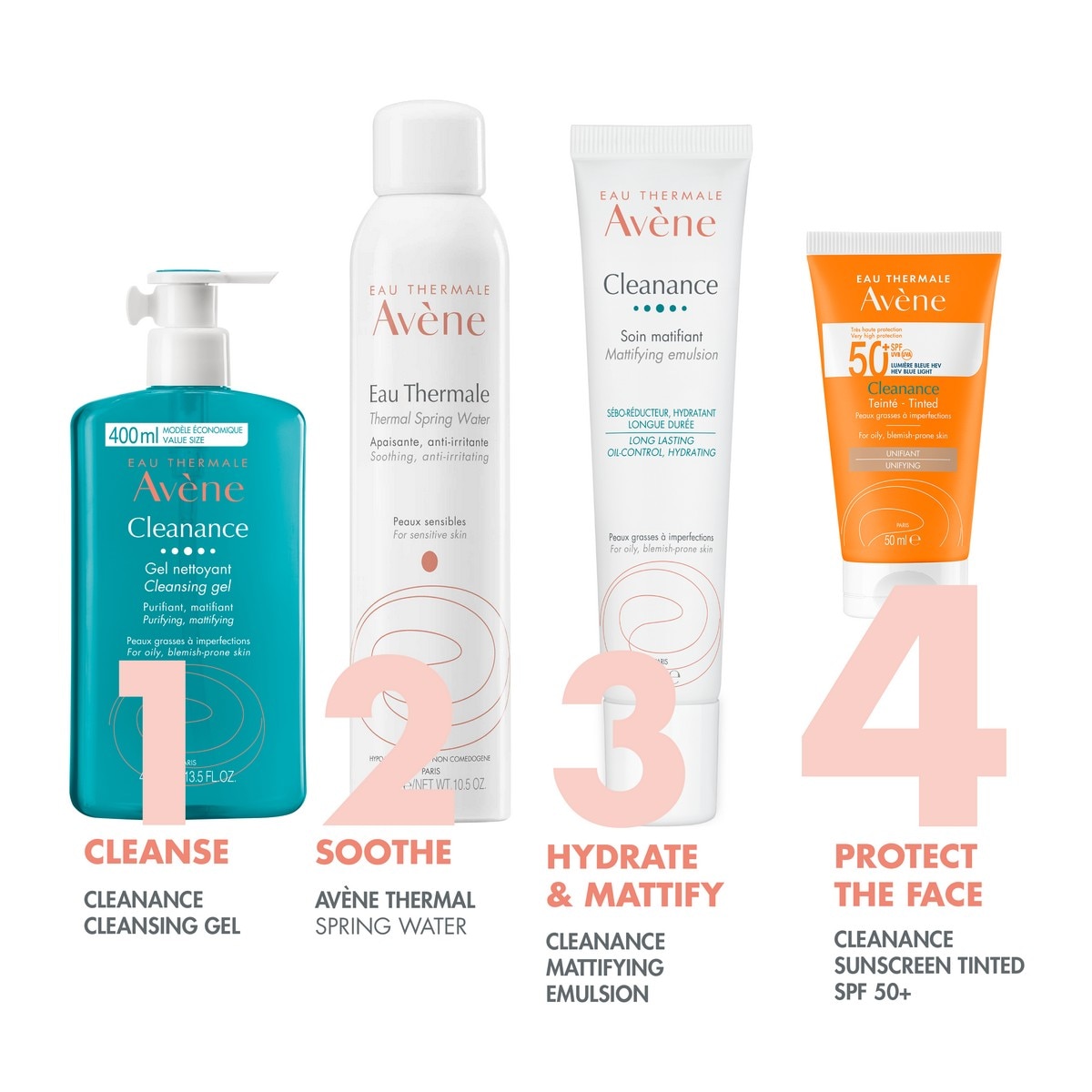 Protetor Solar Facial Cleanance SPF 50+ com Cor - 50 ml 6