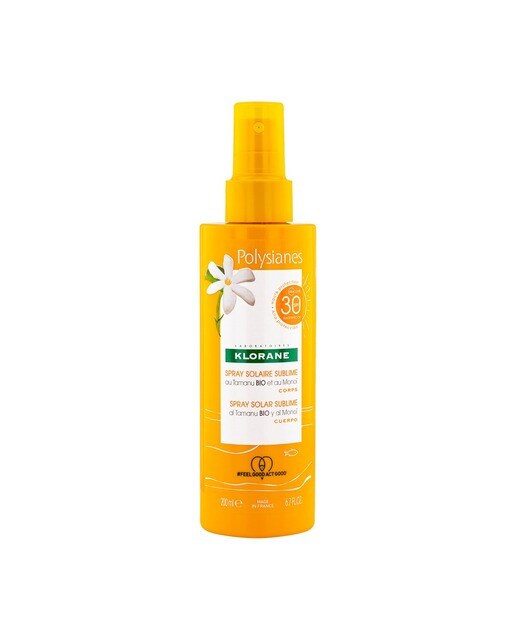 Protetor Solar Polysianes Spray Sublime SPF 30 200ml Klorane 1