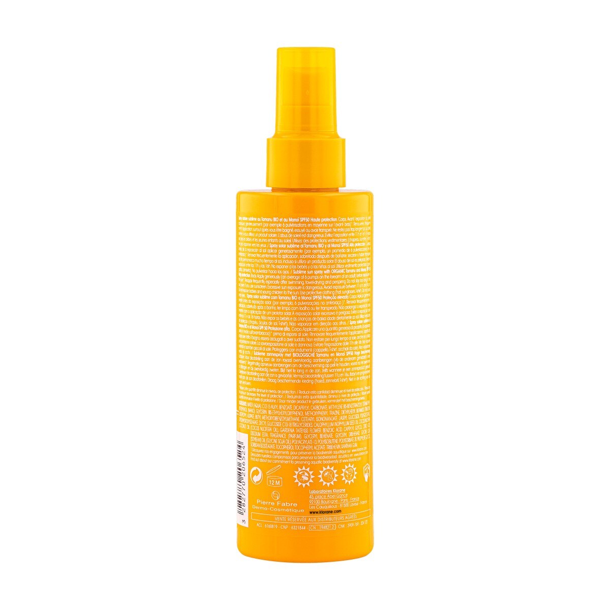 Protetor Solar Polysianes Spray Sublime SPF 50 200ml Klorane 2