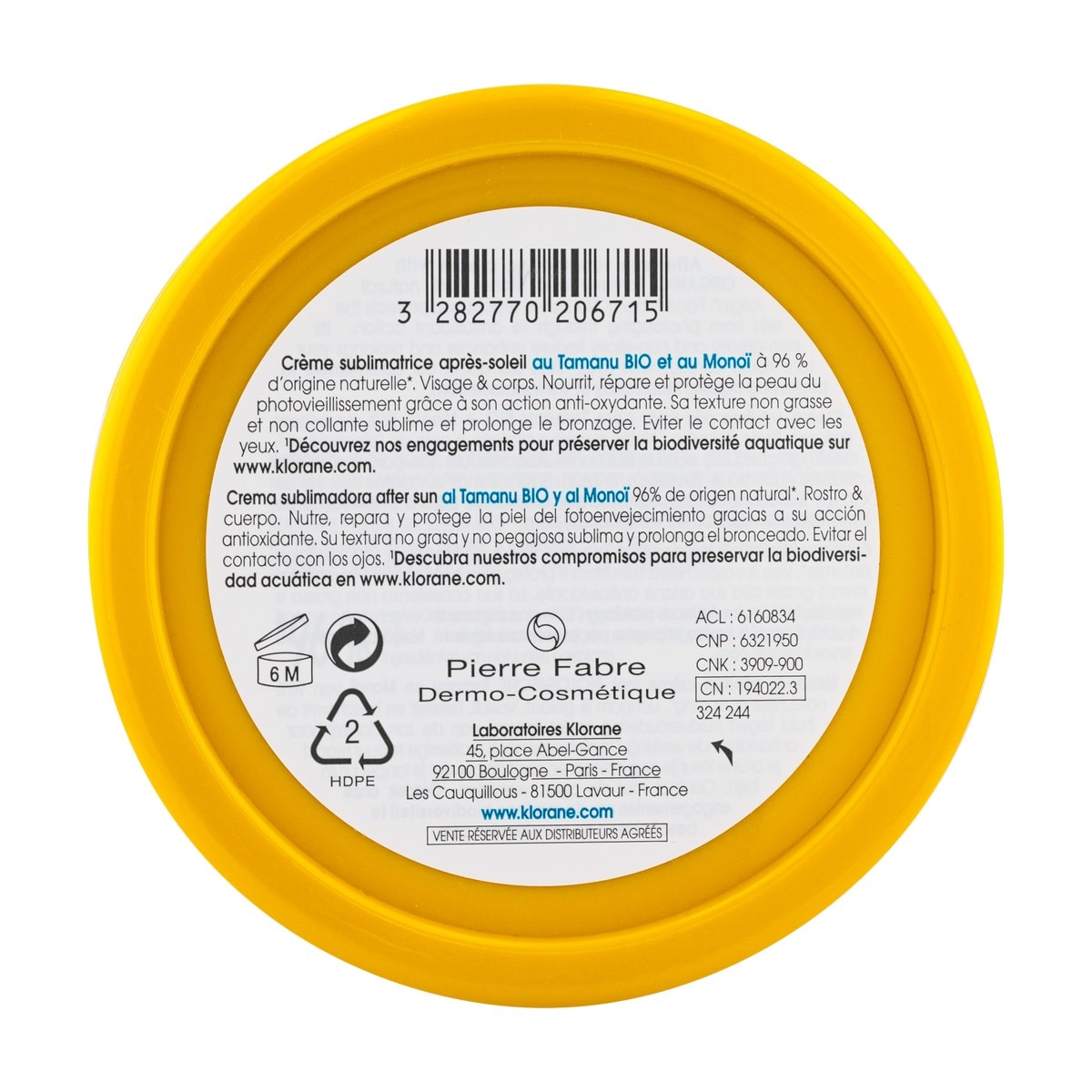 Creme Sublimador Pós-Solar Polysianes 200ml Klorane 2