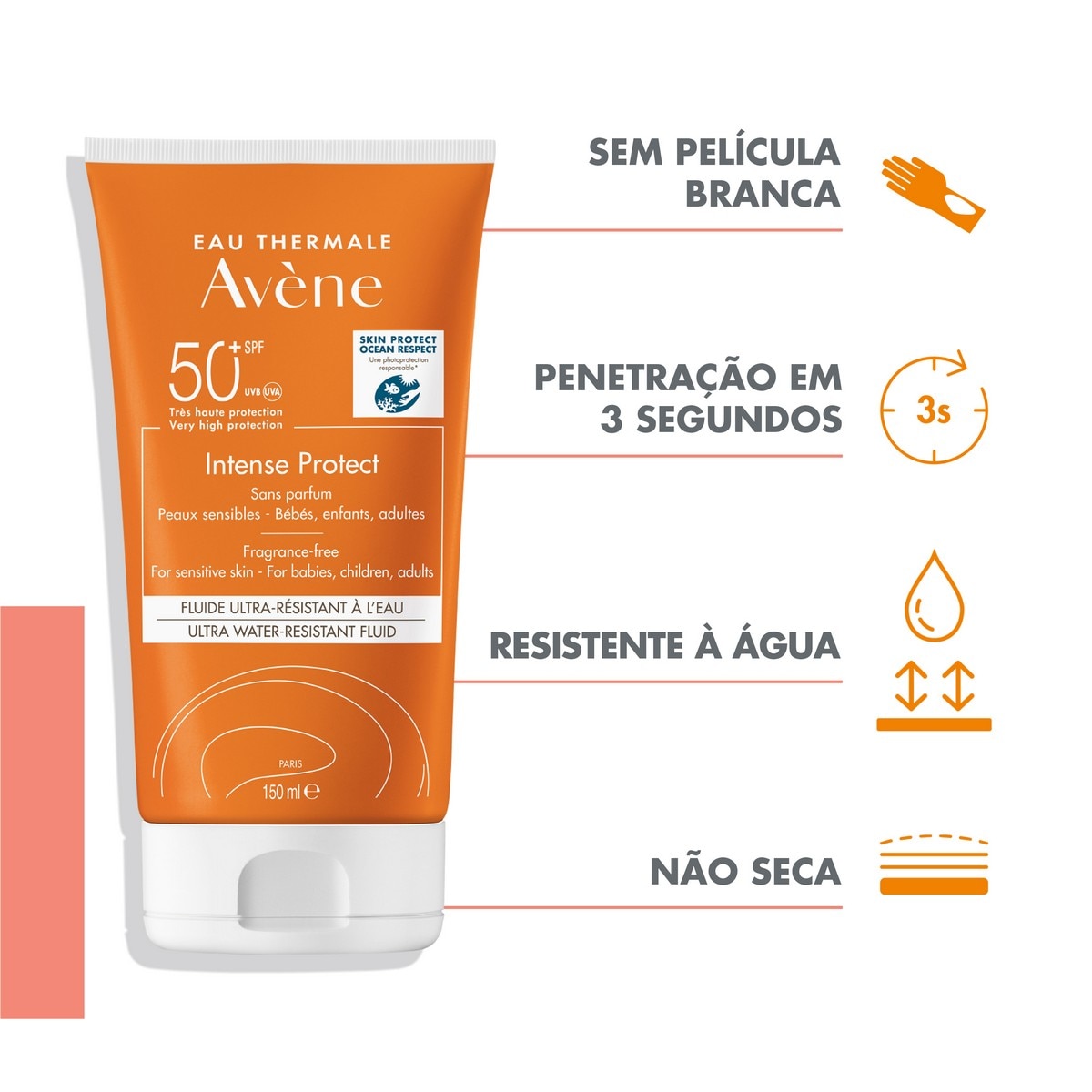 Protetor Solar SPF50+ Fluido s/ Perfume - 150 ml 4