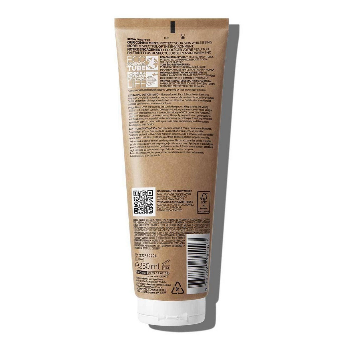 Protetor Solar Anthelios Leite SPF50+ Eco Tube - 250 ml 2