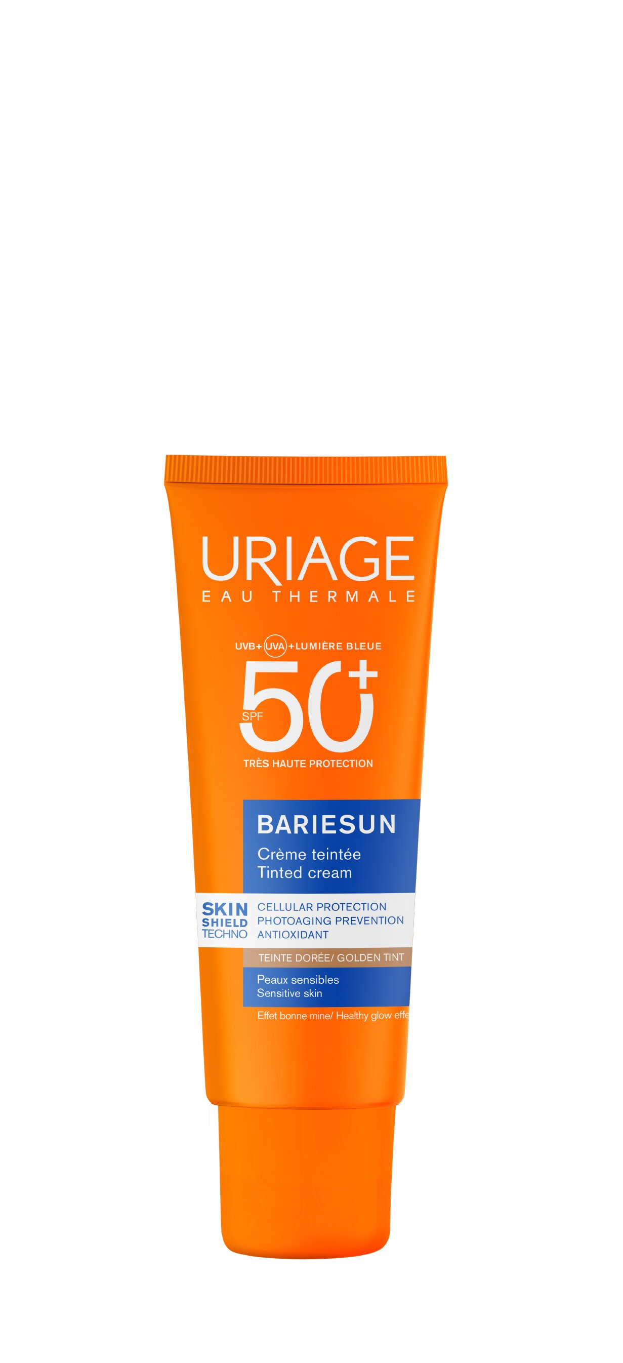 Protetor Solar SPF 50+ Creme com Cor - 50 ml Cor Dourado-1