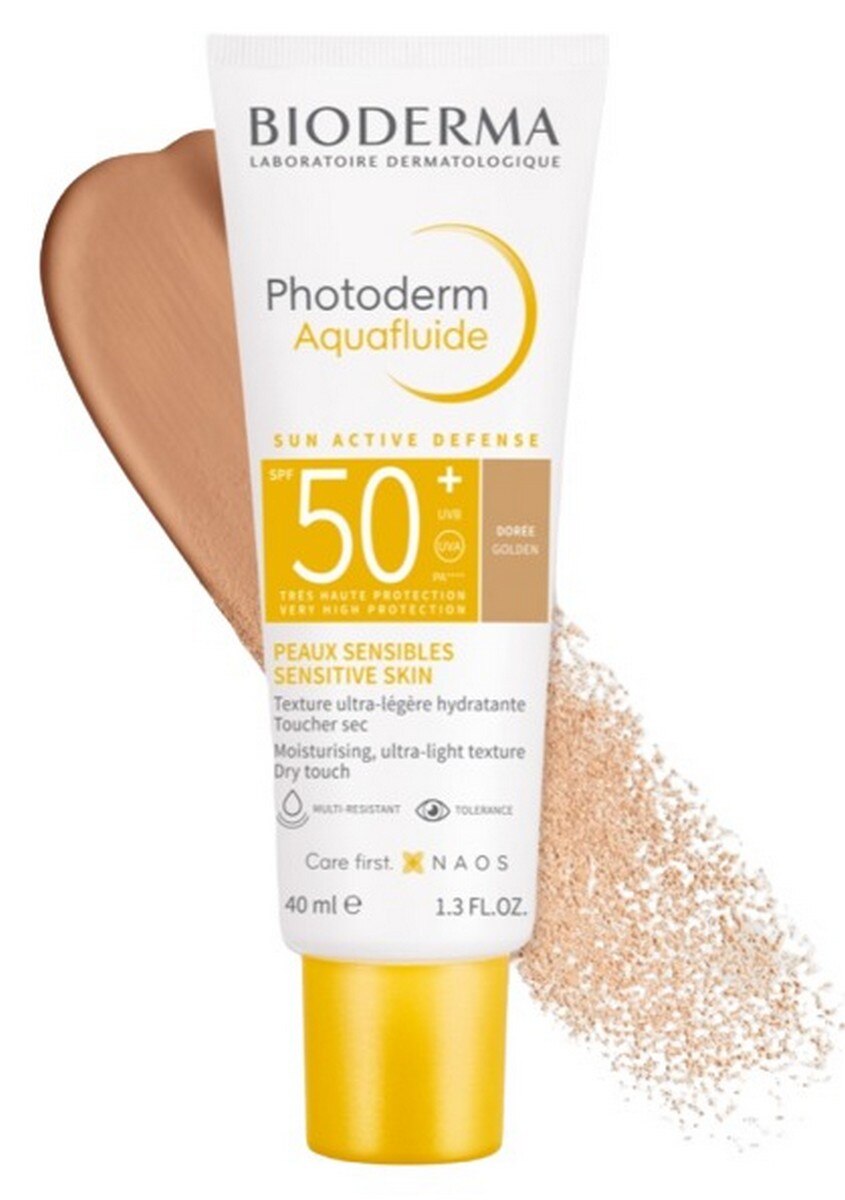 Protetor Solar Aquafluide Photoderm  SPF50 + com Cor - 40 ml Dourada-2