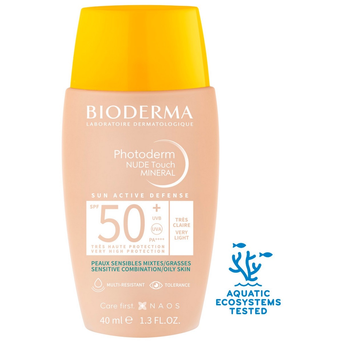 Imagem 0 de Protetor Solar Nude Touch Fluido Photoderm SPF50 + - 40 ml