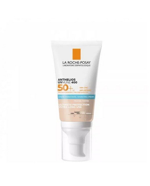 Protetor Solar Hidratante UVMune 400 com Cor Anthelios SPF50 + - 50 ml Tono medio-1