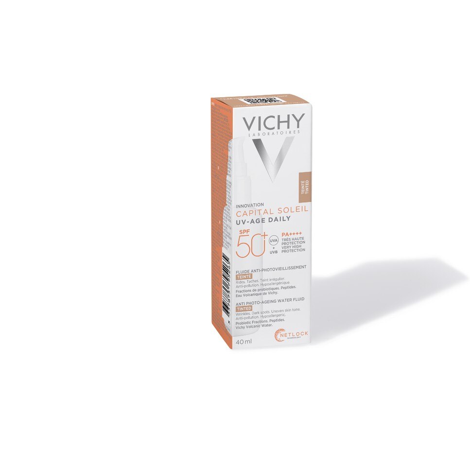Protetor Solar de Rosto Capital Soleil SPF 50 Uv Age Daily Care c/ Cor - 40 ml 2