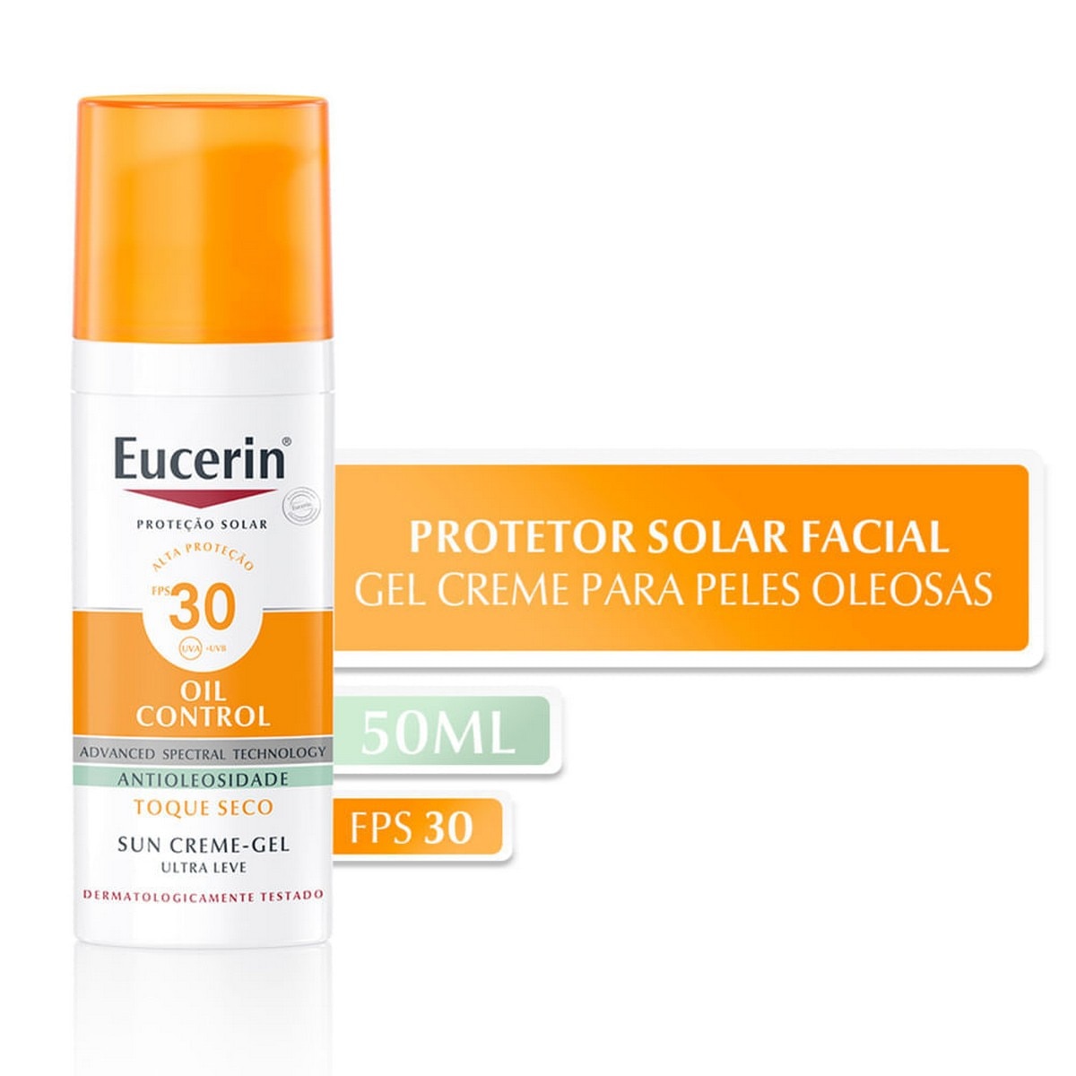 Protetor Solar Gel-Creme Oil Control Toque Seco FPS 30 - 50 ml 3