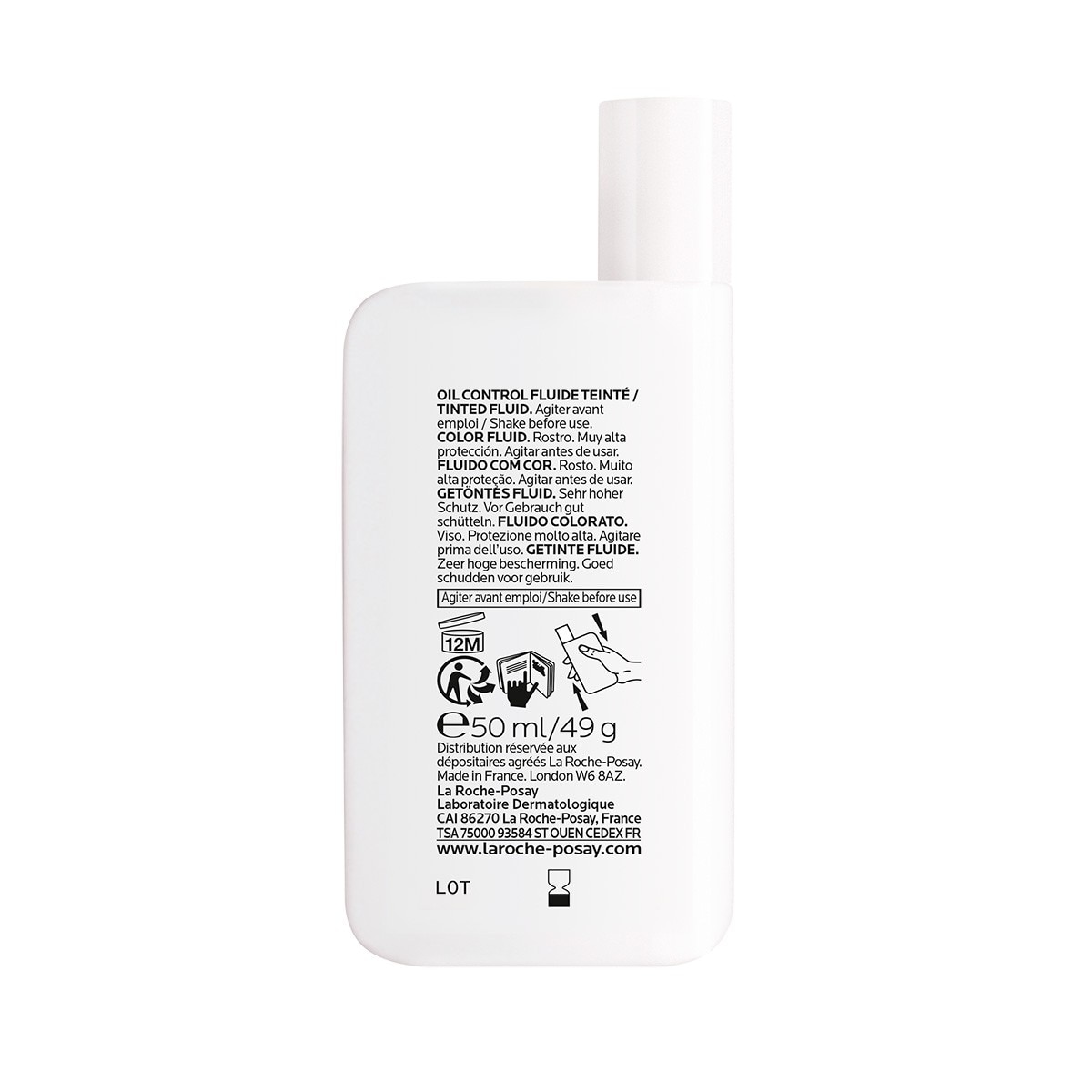 Protetor Solar Anthelios UV-MUNE 400 Oil Control Fluído SPF50+ Cor - 50 ml 2