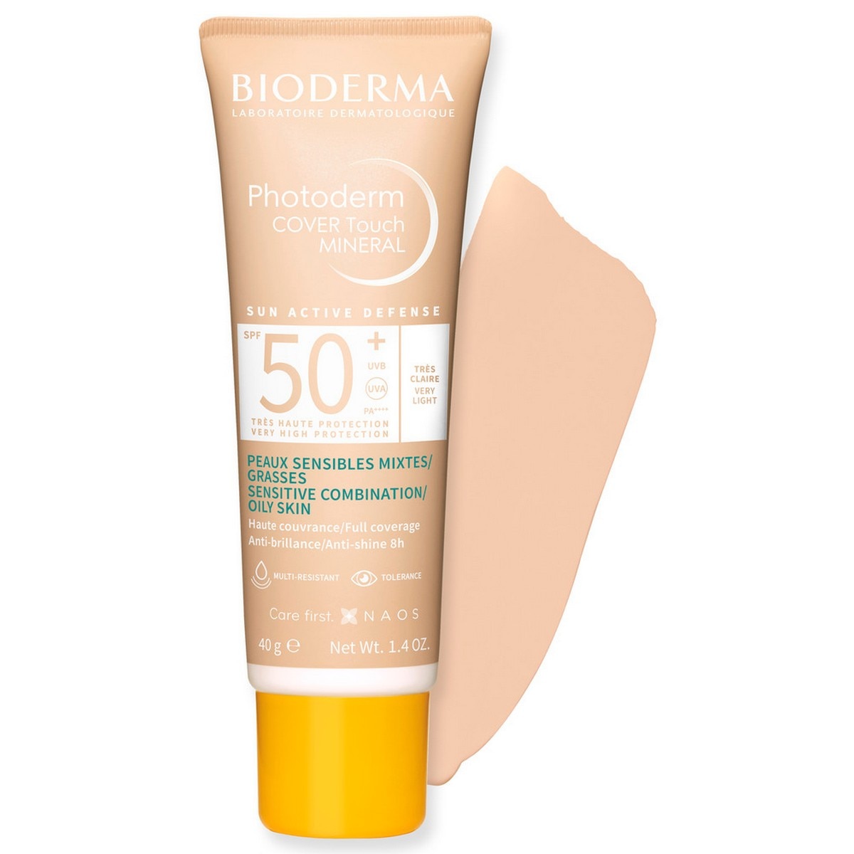 Protetor Solar Cover Touch Mineral Photoderm SPF50 + - 40 g Muito Claro-2