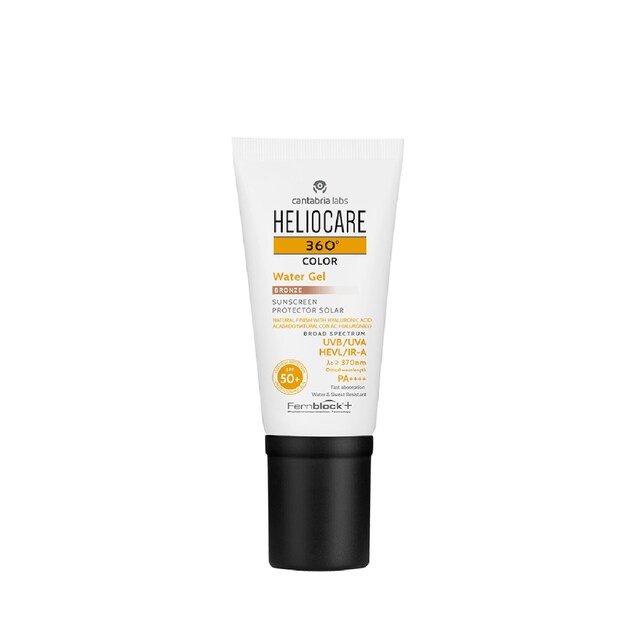 Imagem 0 de Protetor de Rosto Heliocare 360º Water Gel SPF 50+ com Cor - 50 ml
