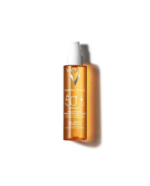 Imagem 0 de Protetor Solar Vichy Capital Soleil Aceite Invisible Protección Celular SPF50+