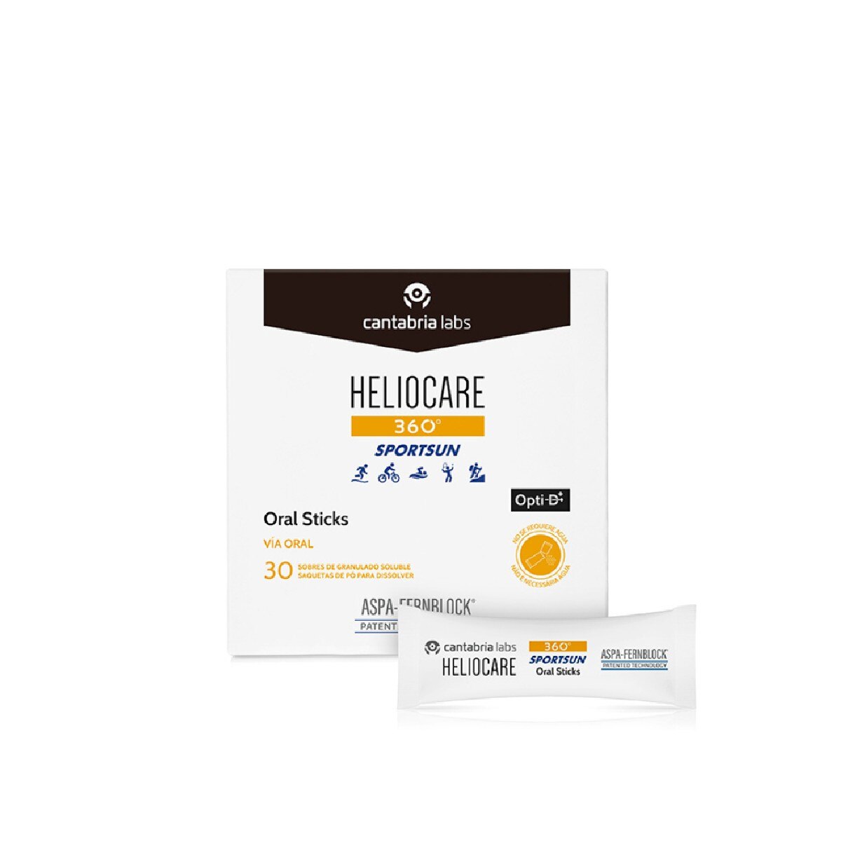Imagem 0 de Heliocare 360º Sportsun Oral Sticks