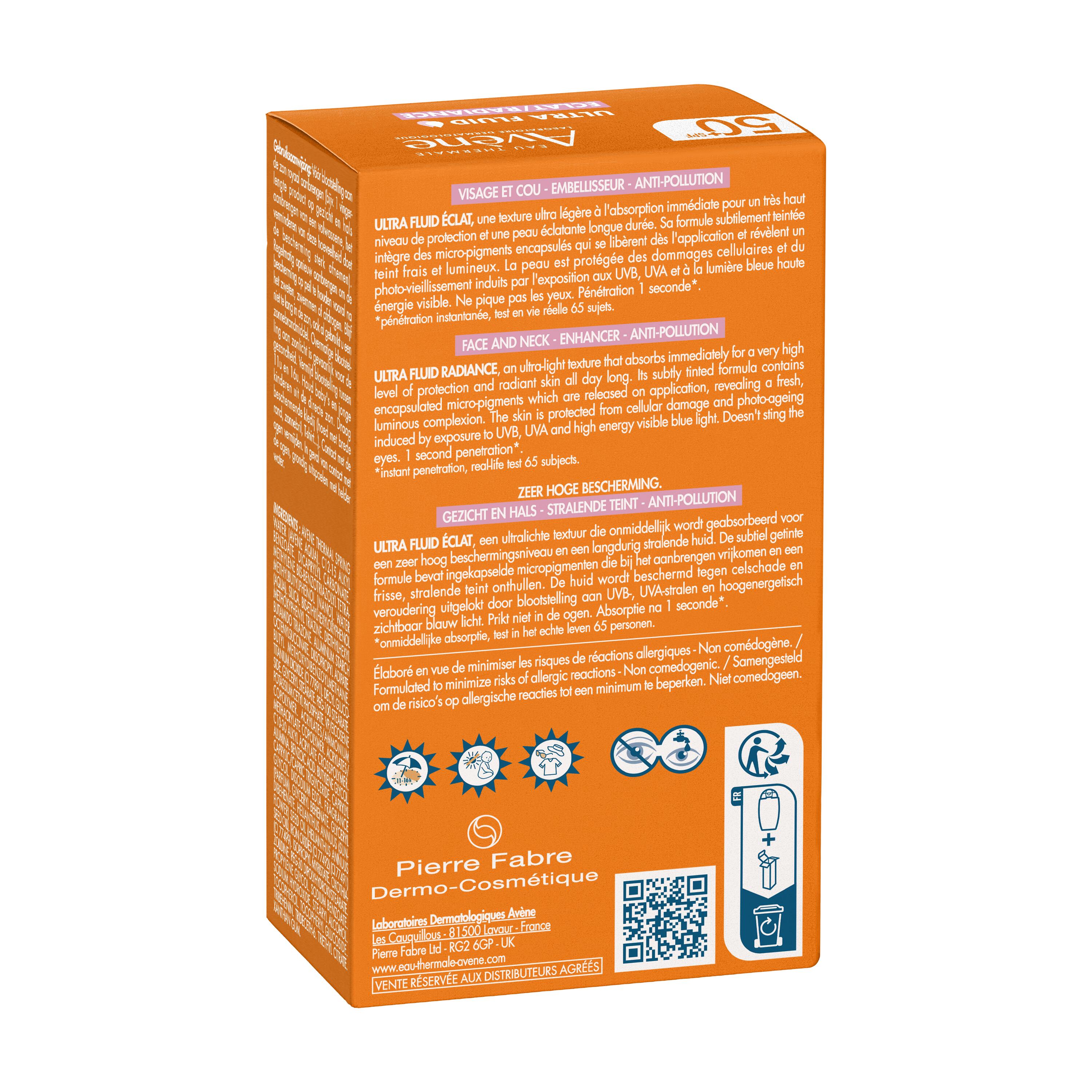 Protetor Solar para Rosto Ultra Fluid Luminosidade FPS 50+ 4