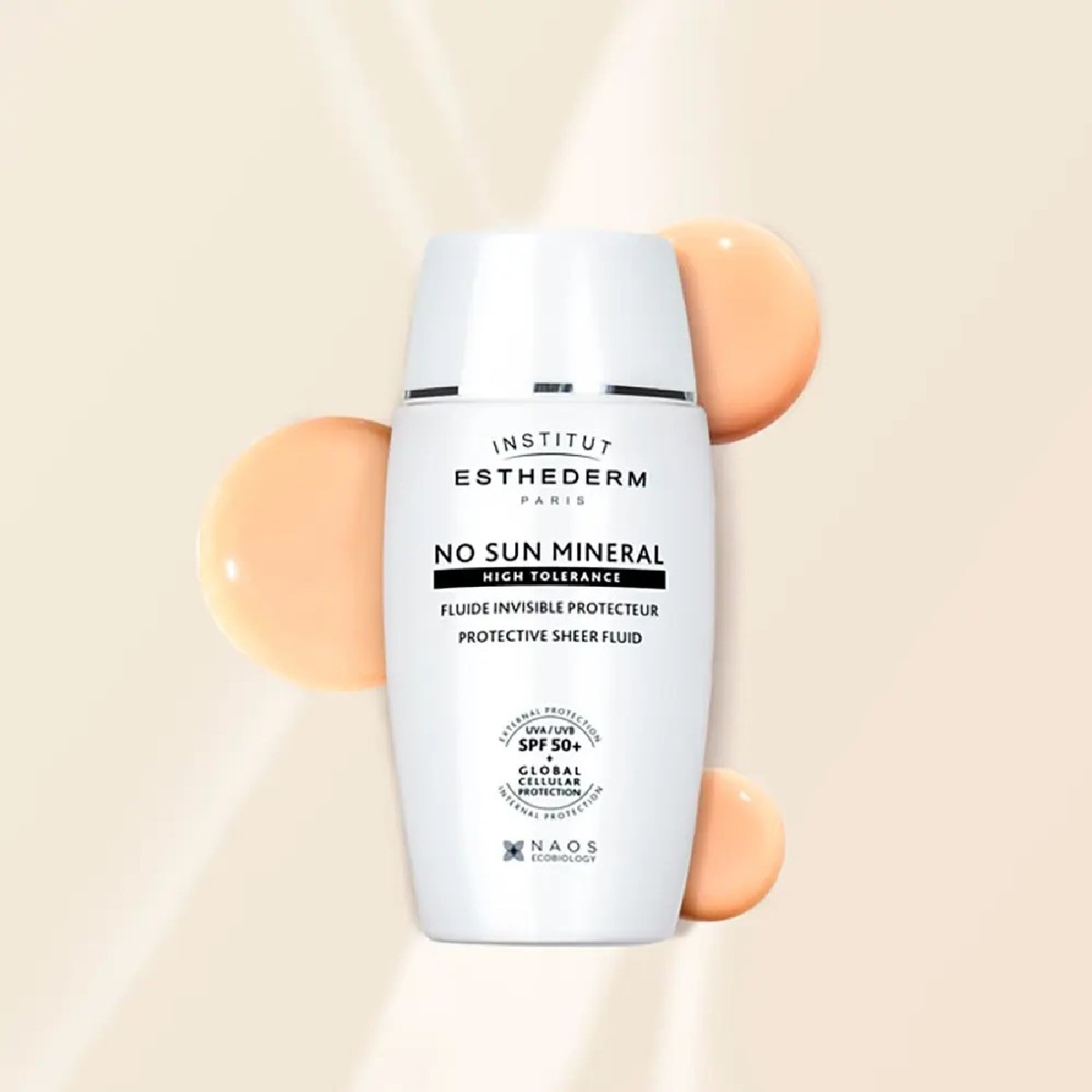 Protetor Solar Facial Esthederm No Sun Mineral Fluido Protetor Invisível SPF50+ 2