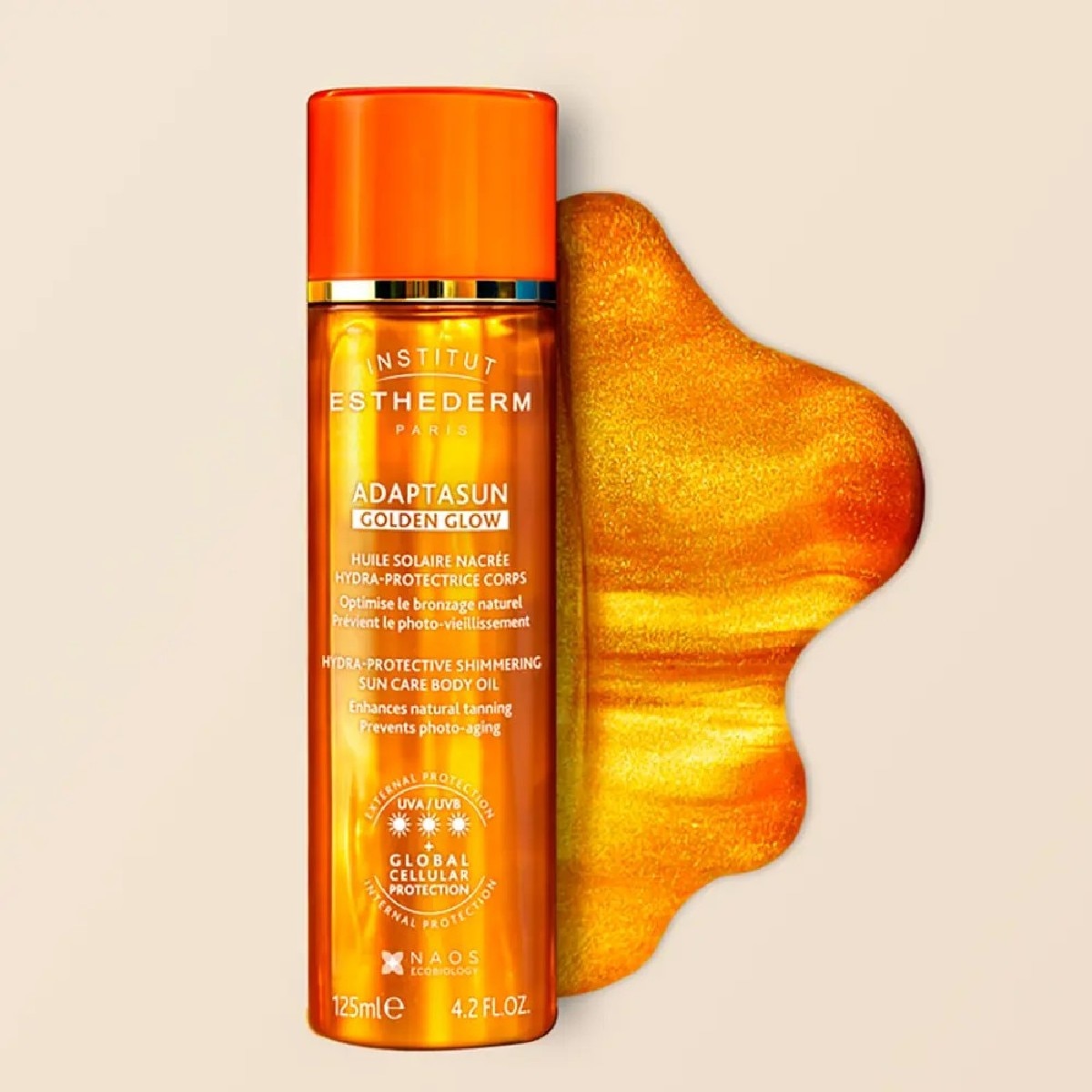 Protetor Solar Esthederm Adaptasun Óleo Solar Golden Glow 2