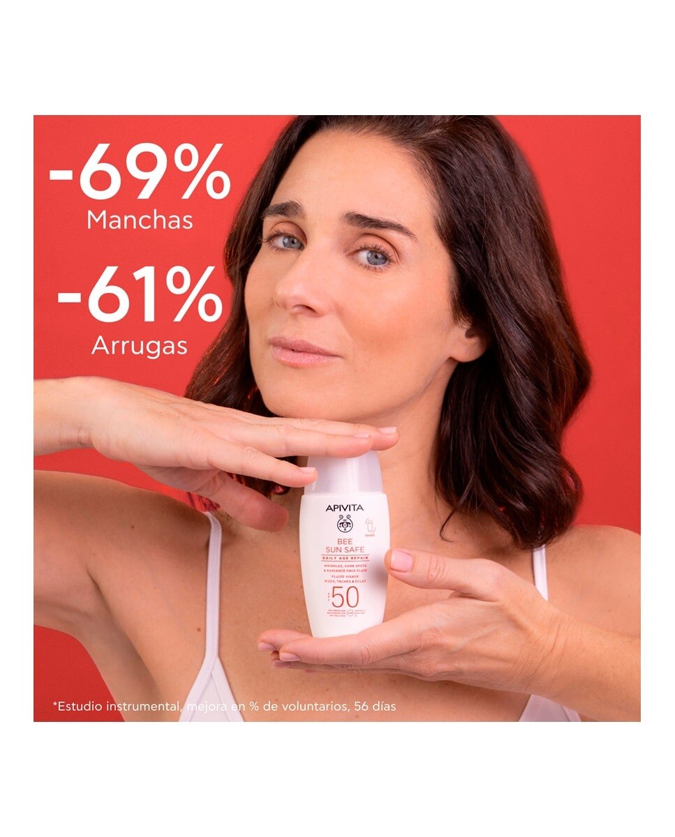 Fluido Facial Reparador Antienvelhecimento Diário SPF50 4