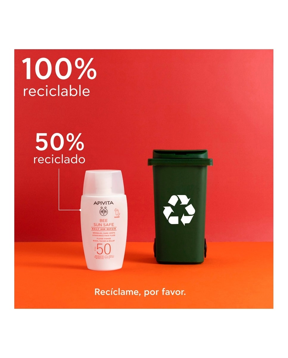 Fluido Facial Reparador Antienvelhecimento Diário SPF50 8