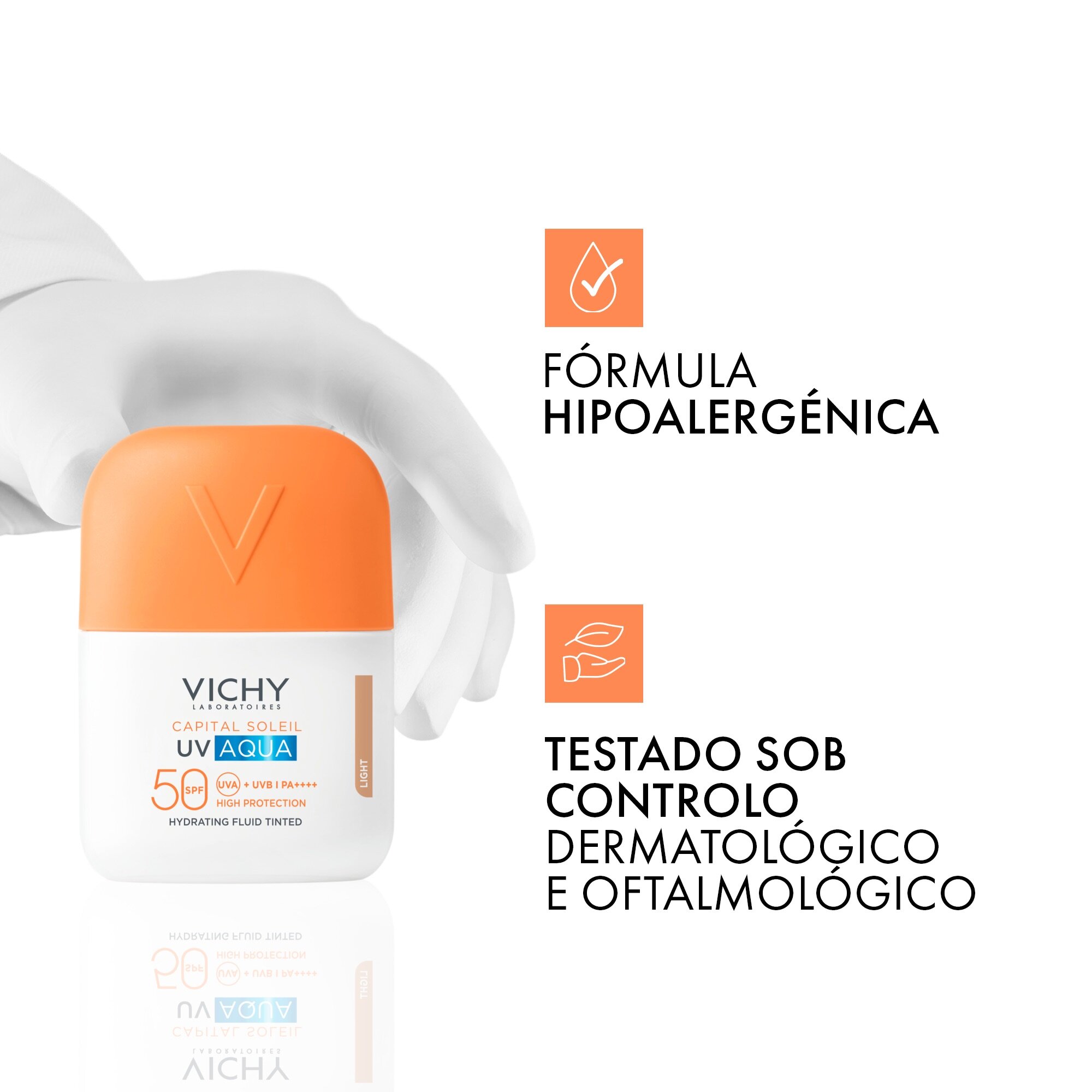Fluido Hidratante Invisível UV Aqua FPS 50 - Leve Light-3