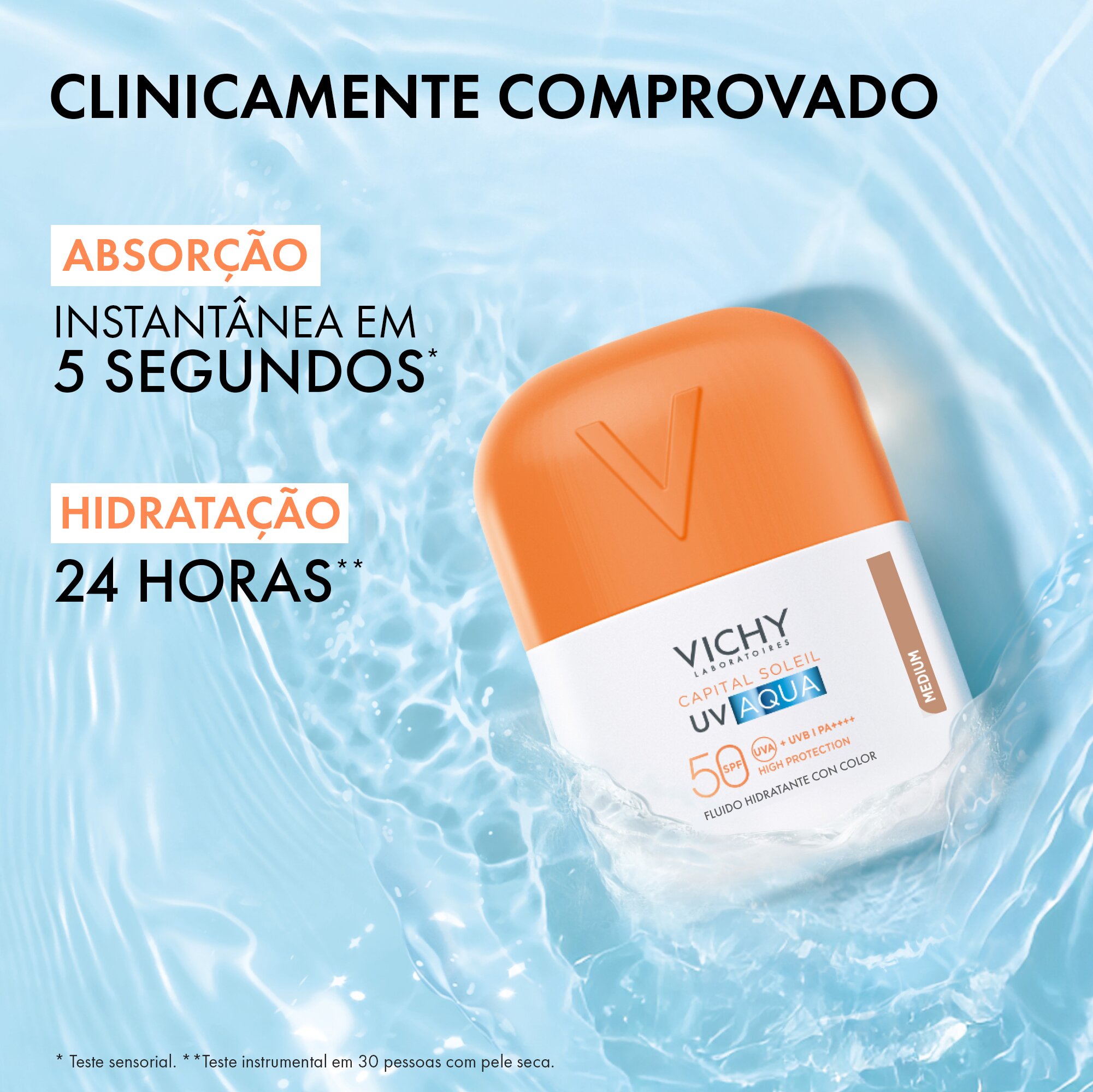 Fluido Hidratante Invisível UV Aqua FPS 50 - Médio Médio-7