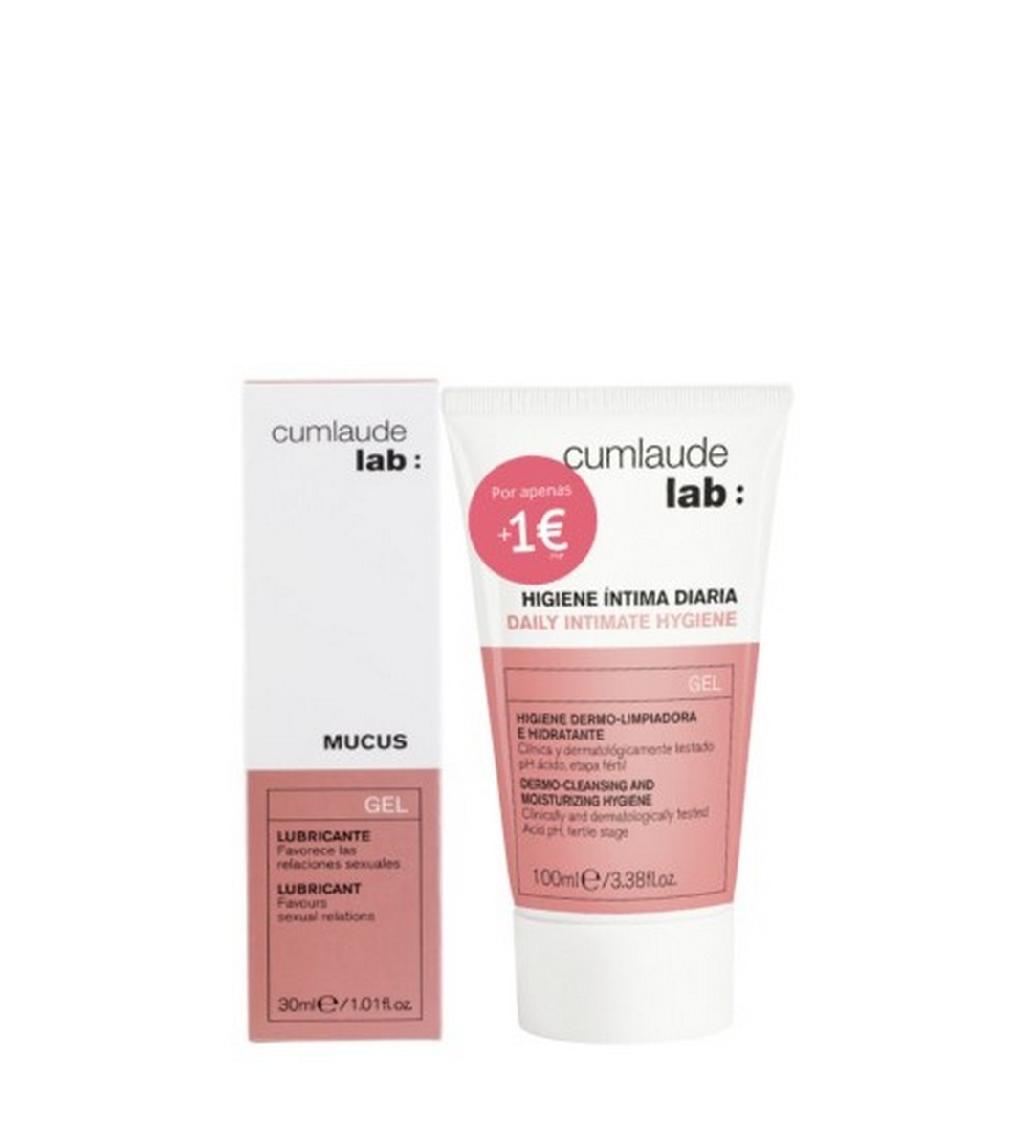 Imagem 0 de Kit Mucus Lubrificante 30 ml + Higiene Íntima Diária 100 ml Por + 1 €