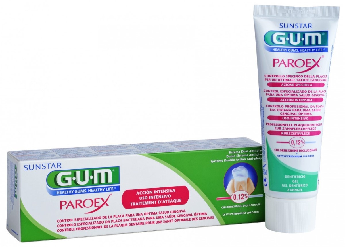 Gel Dentrífico Paroex 0,12% - 75 ml 1