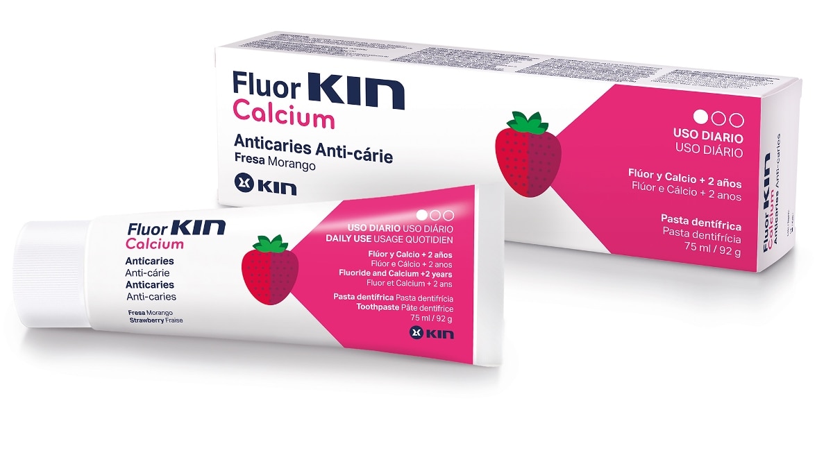 Pasta Dentífrica Fluorkin Calcium 75ml Kin 1