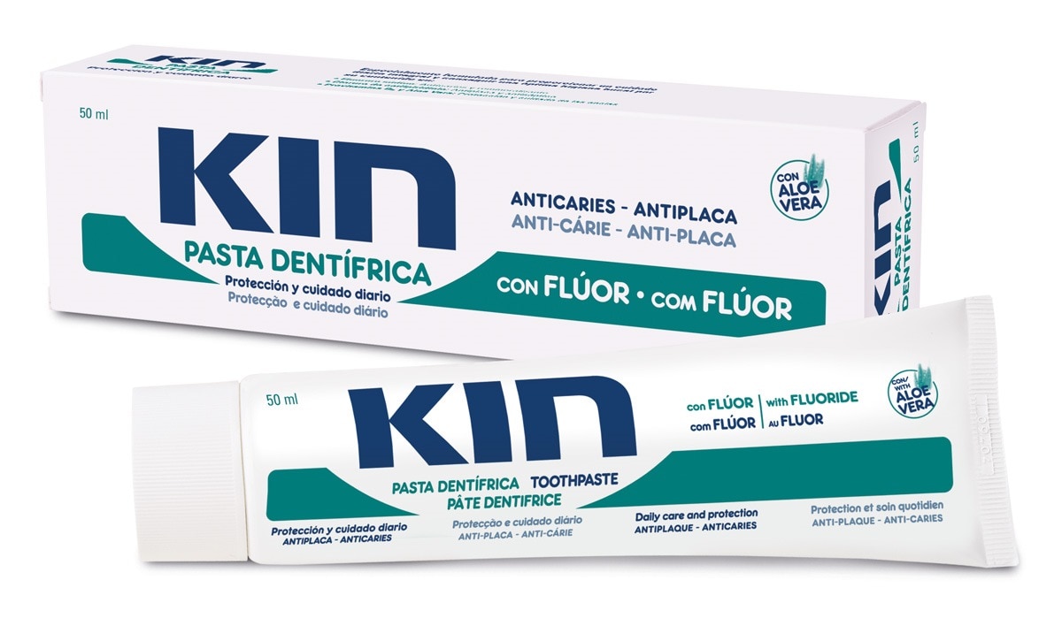 Pasta Dentífrica com Flúor 50ml Kin 1