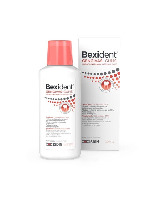 Imagem 0 de Colutório com Clorhexidina Gengivas Cuidado Intensivo Bexident - 250 ml