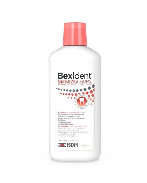 Colutório com Clorhexidina Gengivas Cuidado Intensivo Bexident - 500 ml 1