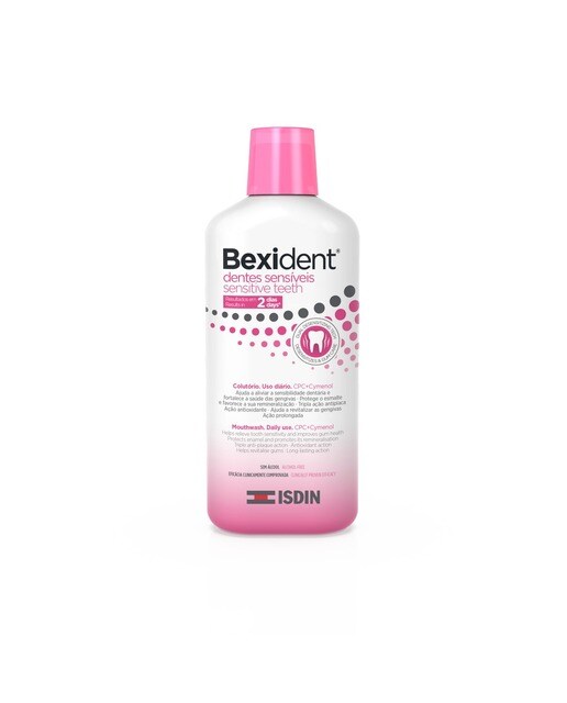 Colutório com CPC Dentes Sensíveis Bexident - 500 ml 1