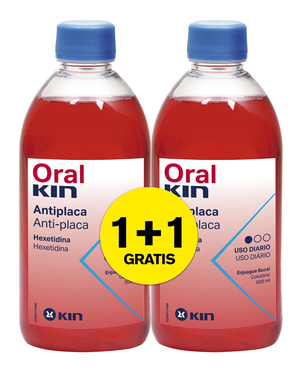 Imagem 0 de Colutório Oralkin 2x1 500ml Kin