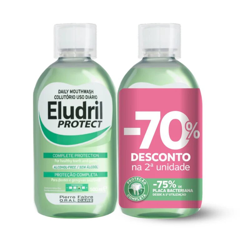 Imagem 0 de Pack Duo Eludril Protect Colutório - Desconto -70%
