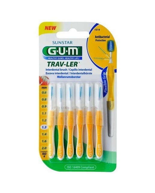 Escovilhão Interdental Trav-ler 1,3 mm - 6 uds 1