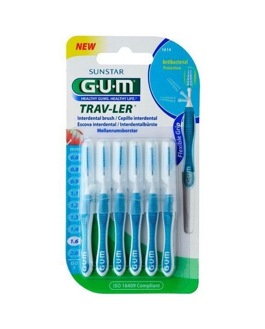 Escovilhão Interdental Trav-ler 1,6 mm - 6 uds 1